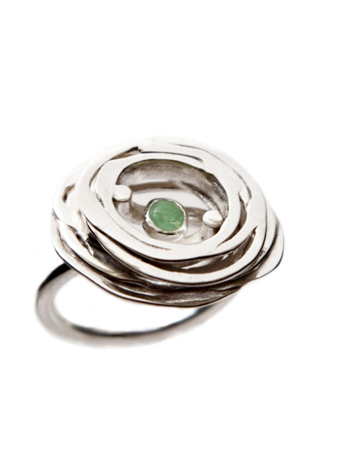 Pond Ripples_Ring with G stone